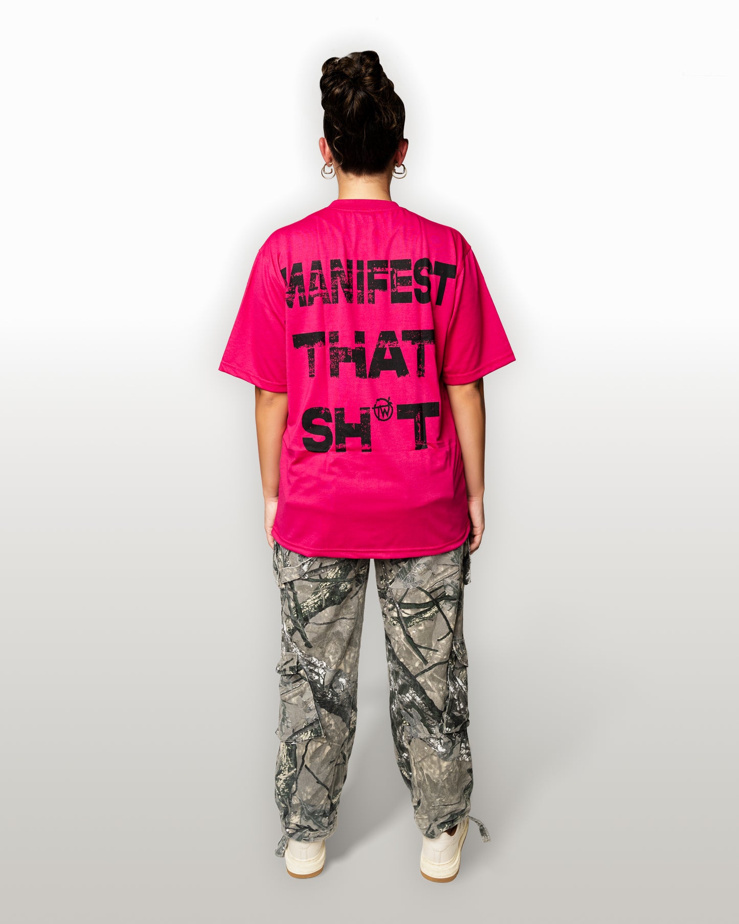 “Manifest That Sh*t” Pink Tee