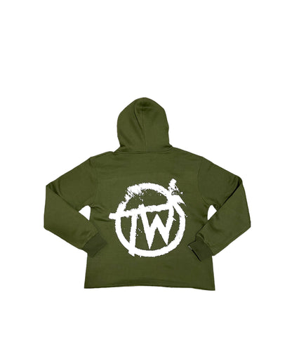 Cropped “TW” Hoodie